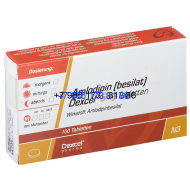 Амлодипин 5 мг (Dexcel) Амлодипин 5 мг (Dexcel)