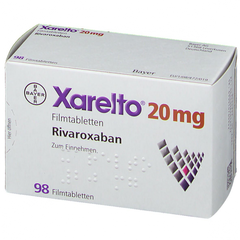 Ксарелто 20 мг - купить, цена, доставка. Ксарелто 20 мг заказать в Москве