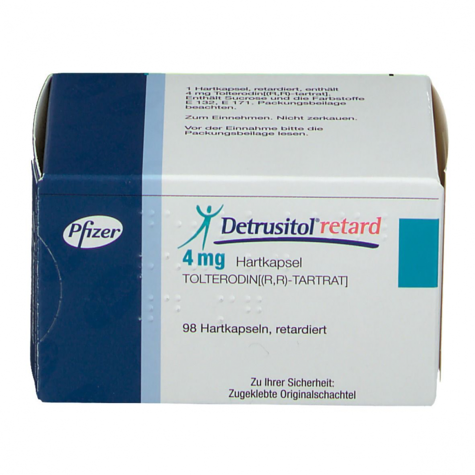 Толтеродин (Детрузитол 4 мг) цена